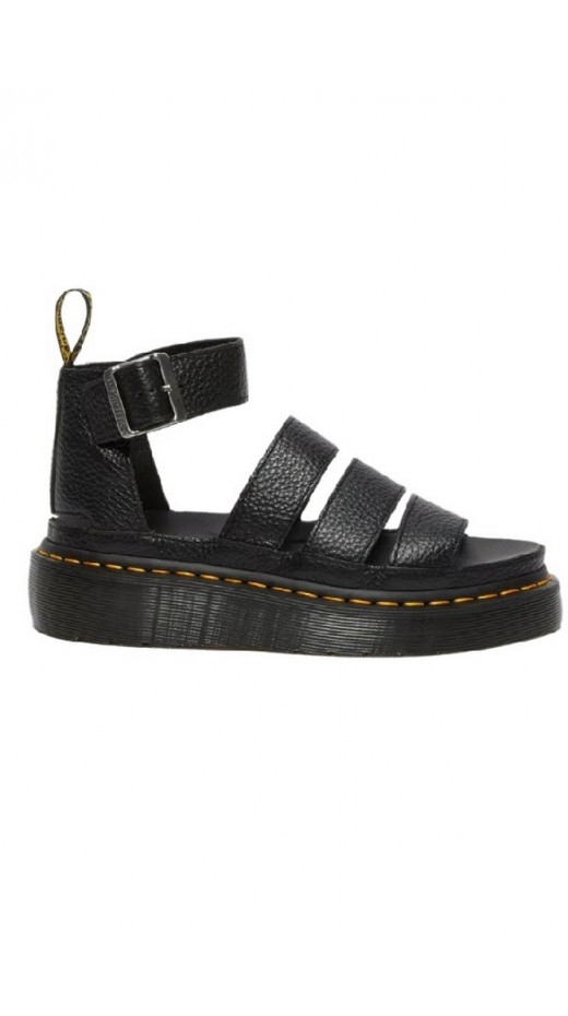 DR.MARTENS 24476001 CLARISSA II QUAD MILLED NAPPA ΠΕΔΙΛΟ ΓΥΝΑΙΚΕΙΟ BLACK