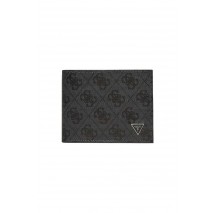 GUES MILANO BLLFLD W COIN POCKET SMVELELEA20 ΠΟΡΤΟΦΟΛΙ ΑΝΔΡΙΚΟ GREY