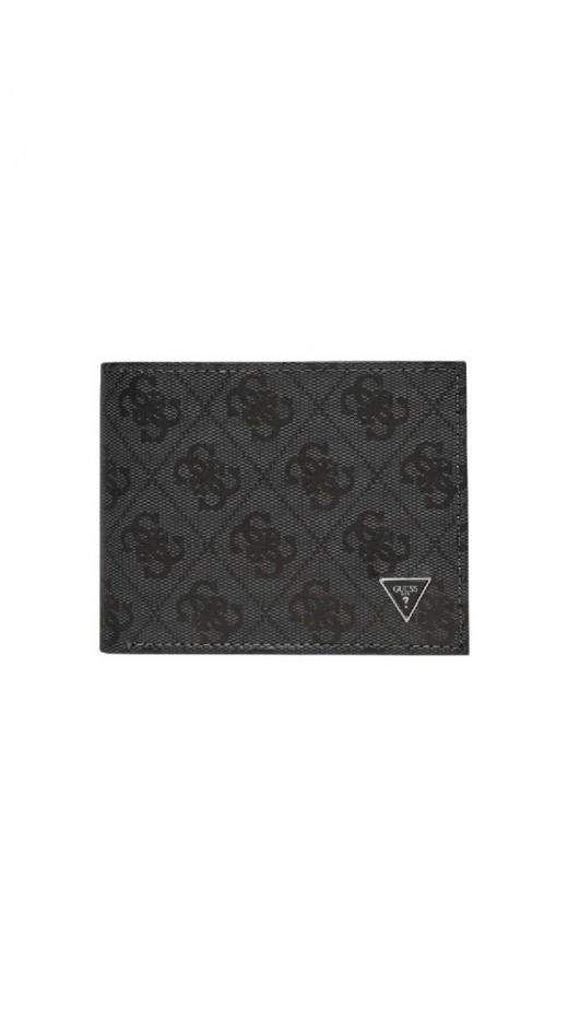 GUES MILANO BLLFLD W COIN POCKET SMVELELEA20 ΠΟΡΤΟΦΟΛΙ ΑΝΔΡΙΚΟ GREY