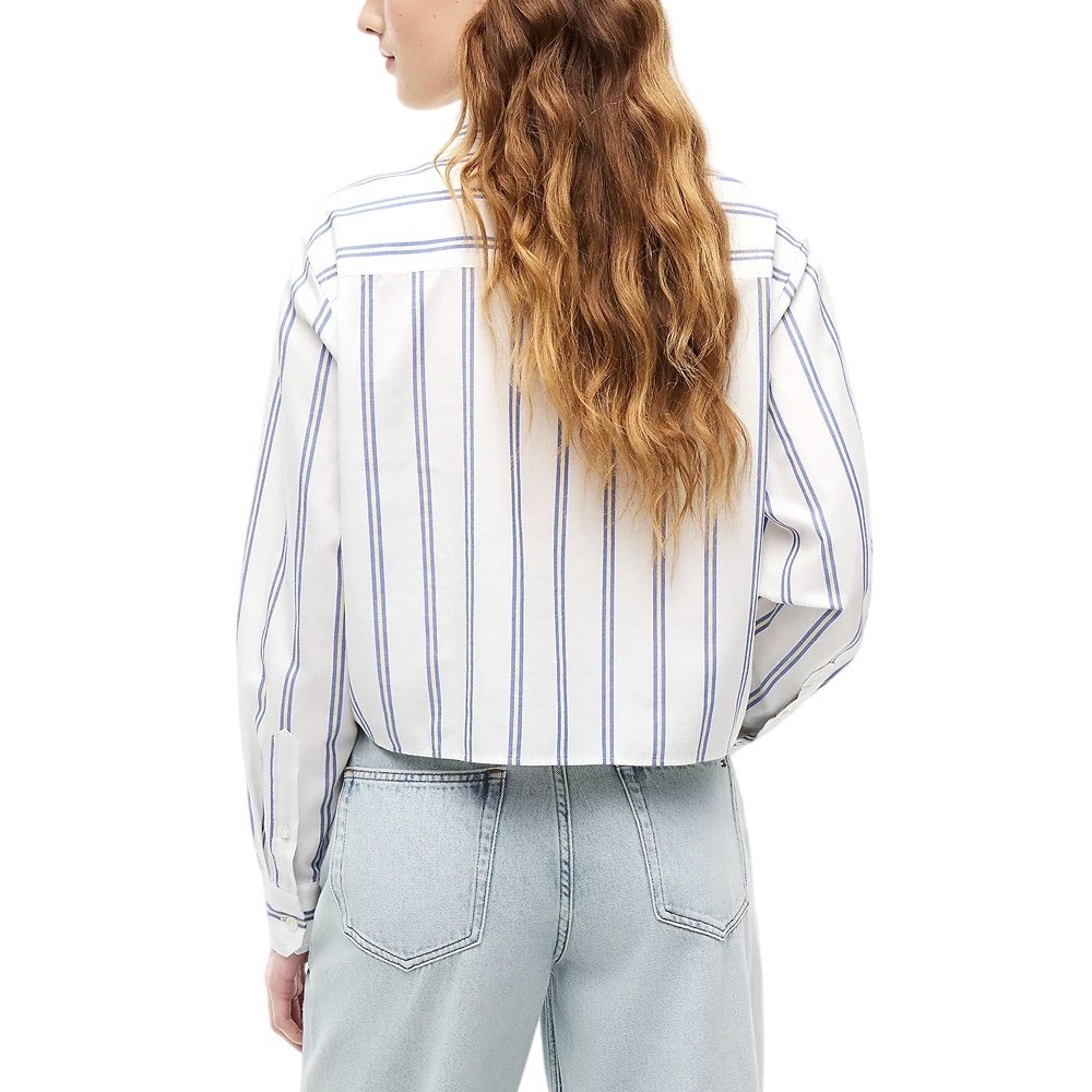 TOMMY JEANS RLX CROP SHIRT ΠΟΥΚΑΜΙΣΟ ΓΥΝΑΙΚΕΙΟ ECRU
