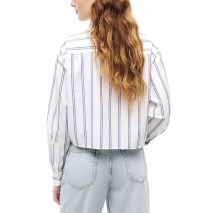 TOMMY JEANS RLX CROP SHIRT ΠΟΥΚΑΜΙΣΟ ΓΥΝΑΙΚΕΙΟ ECRU