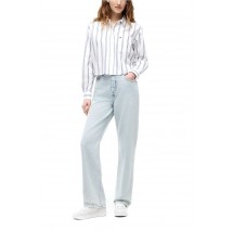 TOMMY JEANS RLX CROP SHIRT ΠΟΥΚΑΜΙΣΟ ΓΥΝΑΙΚΕΙΟ ECRU