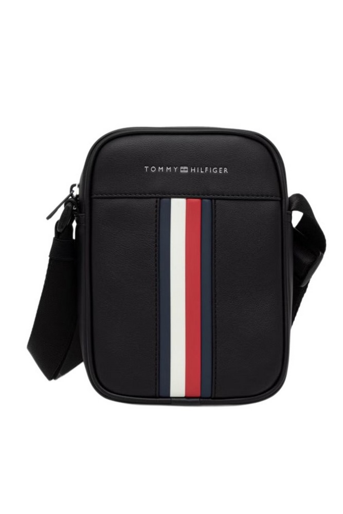TOMMY HILFIGER METRO MINI REPORTER ΤΣΑΝΤΑ ΑΝΔΡΙΚΗ BLACK