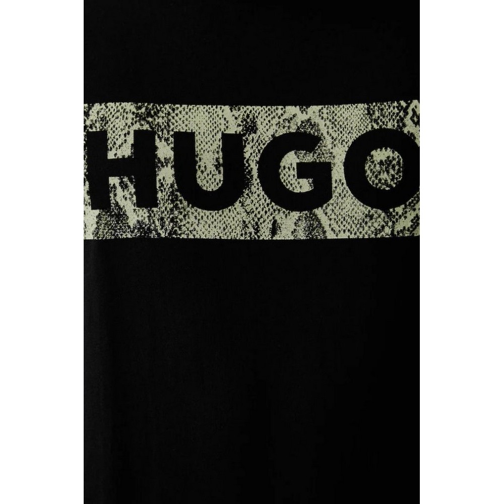 HUGO BOSS NERPIENT JERSEY T-SHIRT ΜΠΛΟΥΖΑ ΑΝΔΡΙΚΗ BLACK