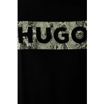 HUGO BOSS NERPIENT JERSEY T-SHIRT ΜΠΛΟΥΖΑ ΑΝΔΡΙΚΗ BLACK