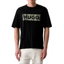 HUGO BOSS NERPIENT JERSEY T-SHIRT ΜΠΛΟΥΖΑ ΑΝΔΡΙΚΗ BLACK