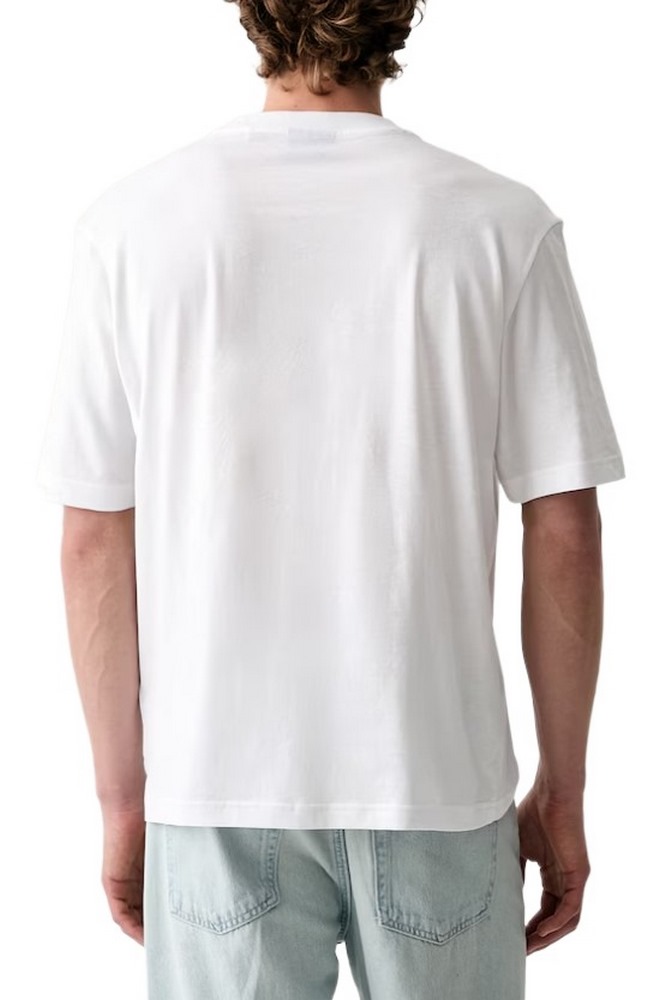 HUGO BOSS NERPIENT JERSEY T-SHIRT ΜΠΛΟΥΖΑ ΑΝΔΡΙΚΗ WHITE