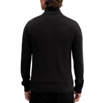 TOMMY JEANS SLM ESS LIGHT ΒΌ ZIP SWTR EXT ΠΛΕΚΤΗ ΜΠΛΟΥΖΑ ΑΝΔΡΙΚΗ BLACK