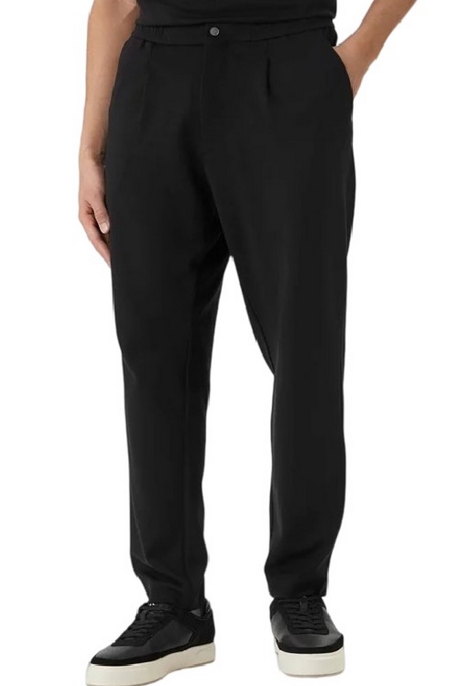 CALVIN KLEIN TAPERED TECH KNIT PLEATED PANT ΠΑΝΤΕΛΟΝΙ ΑΝΔΡΙΚΟ BLACK