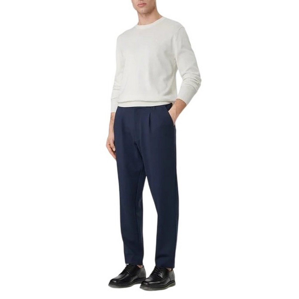 CALVIN KLEIN TAPERED TECH KNIT PLEATED PANT ΠΑΝΤΕΛΟΝΙ ΑΝΔΡΙΚΟ NAVY