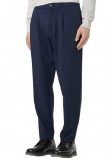 CALVIN KLEIN TAPERED TECH KNIT PLEATED PANT ΠΑΝΤΕΛΟΝΙ ΑΝΔΡΙΚΟ NAVY