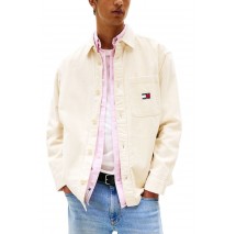 TOMMY JEANS BRICK CORD OVERSHIRT EXT ΠΟΥΚΑΜΙΣΟ ΑΝΔΡΙΚΟ BEIGE