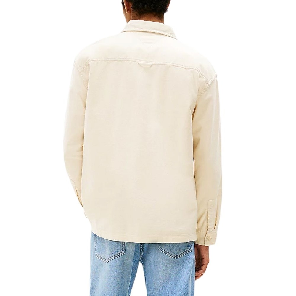 TOMMY JEANS BRICK CORD OVERSHIRT EXT ΠΟΥΚΑΜΙΣΟ ΑΝΔΡΙΚΟ BEIGE