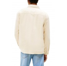 TOMMY JEANS BRICK CORD OVERSHIRT EXT ΠΟΥΚΑΜΙΣΟ ΑΝΔΡΙΚΟ BEIGE