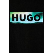 HUGO BOSS NOROSTEE JERSEY T-SHIRT ΜΠΛΟΥΖΑ ΑΝΔΡΙΚΗ BLACK