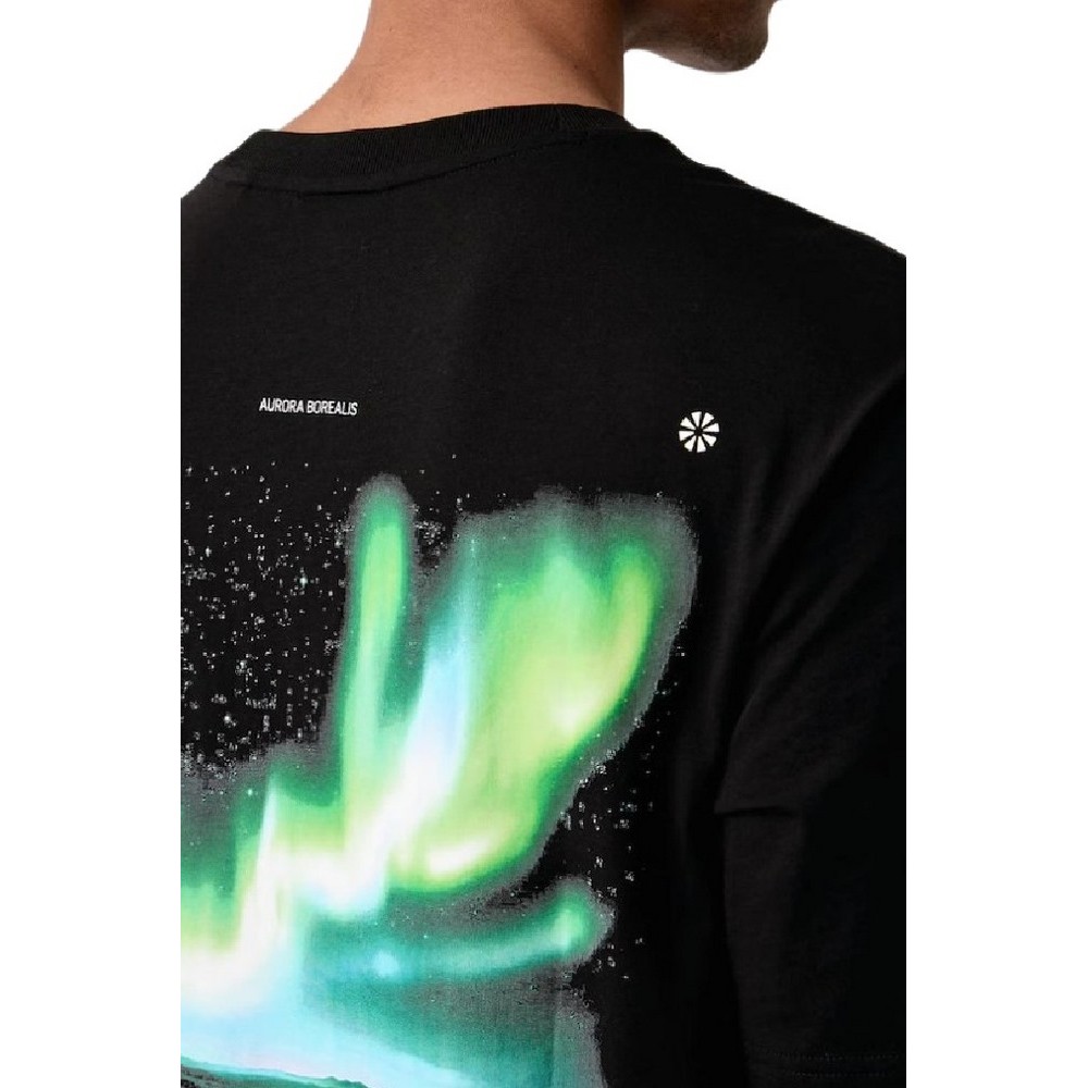 HUGO BOSS NOROSTEE JERSEY T-SHIRT ΜΠΛΟΥΖΑ ΑΝΔΡΙΚΗ BLACK