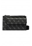 GUESS MILANO FLAT BUMBAG HMMILOP6391 ΤΣΑΝΤΑ ΑΝΔΡΙΚΗ BLACK/GREY