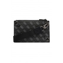 GUESS MILANO FLAT BUMBAG HMMILOP6391 ΤΣΑΝΤΑ ΑΝΔΡΙΚΗ BLACK/GREY
