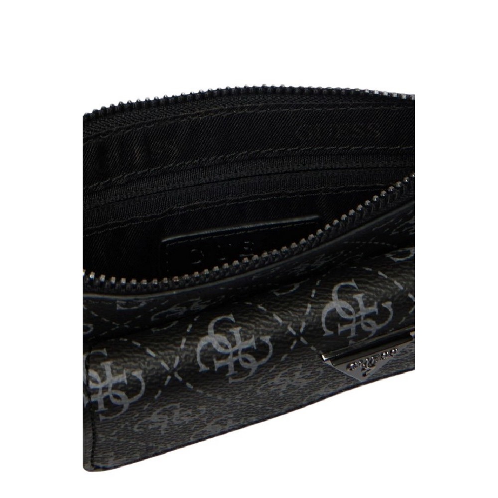 GUESS MILANO FLAT BUMBAG HMMILOP6391 ΤΣΑΝΤΑ ΑΝΔΡΙΚΗ BLACK/GREY