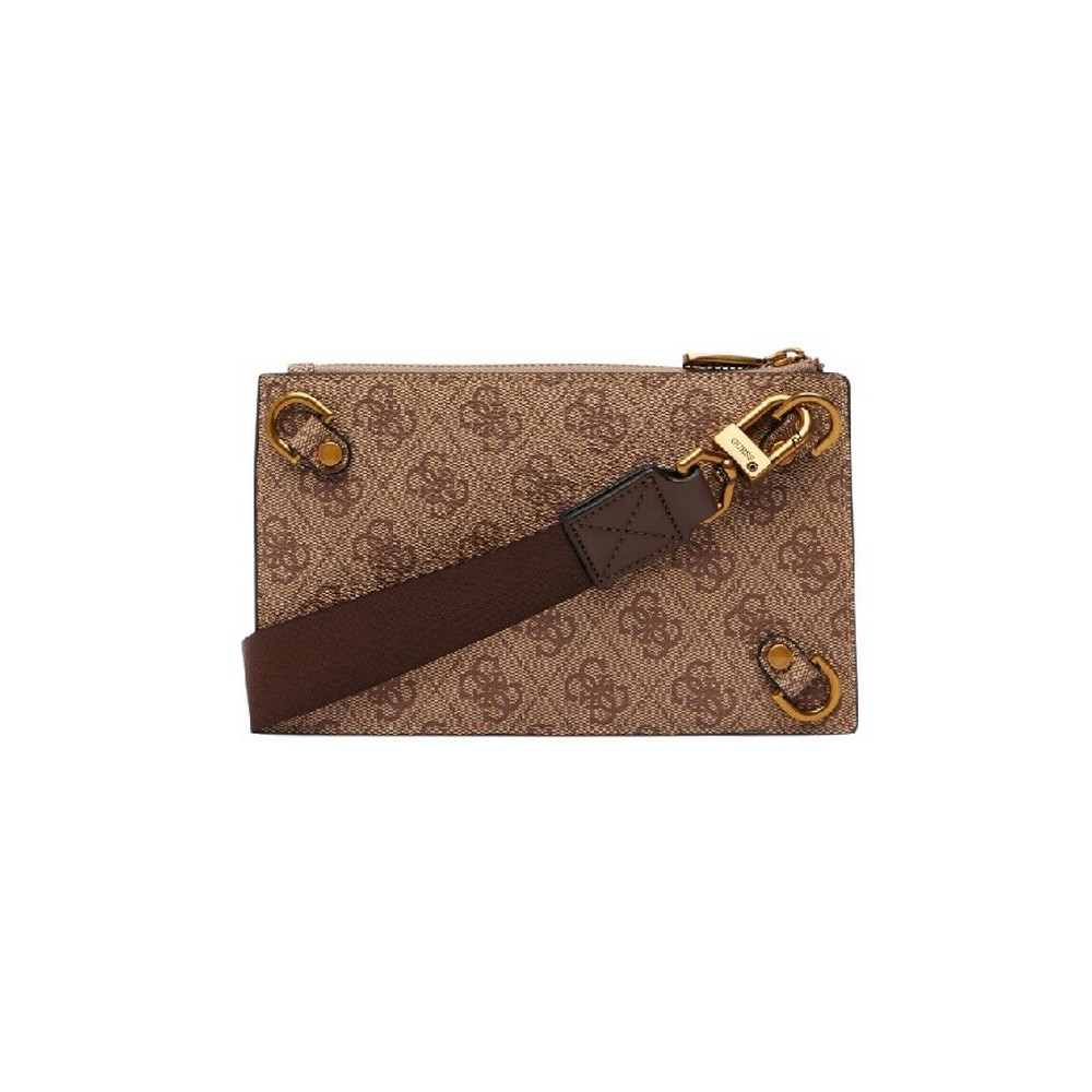 GUESS MILANO FLAT BUMBAG HMMILOP6391 ΤΣΑΝΤΑ ΑΝΔΡΙΚΗ LATTE