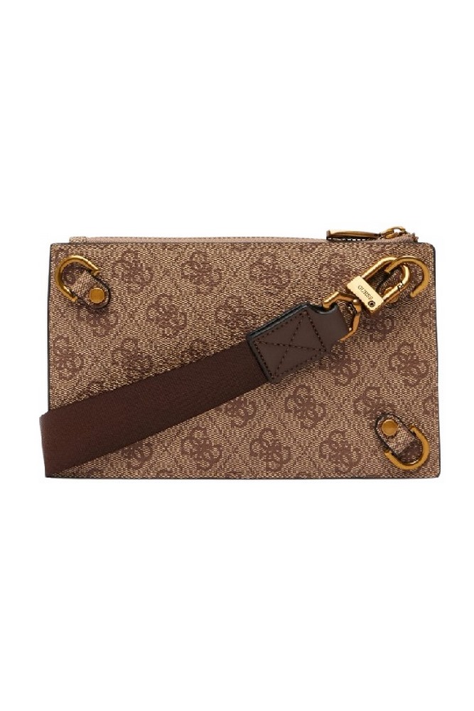 GUESS MILANO FLAT BUMBAG HMMILOP6391 ΤΣΑΝΤΑ ΑΝΔΡΙΚΗ LATTE
