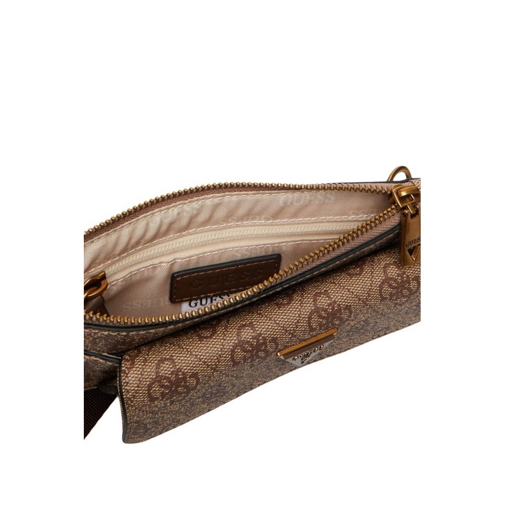 GUESS MILANO FLAT BUMBAG HMMILOP6391 ΤΣΑΝΤΑ ΑΝΔΡΙΚΗ LATTE