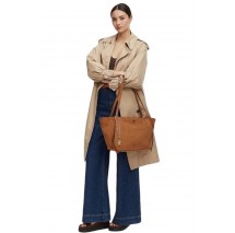 GUESS DEVON 3 COMP TOTE ΤΣΑΝΤΑ ΓΥΝΑΙΚΕΙΑ COGNAC