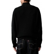CALVIN KLEIN JEANS CLSC CTTN WFLE HZIP SWTR 9GG ΜΠΛΟΥΖΑ ΠΛΕΚΤΗ ΑΝΔΡΙΚΗ BLACK