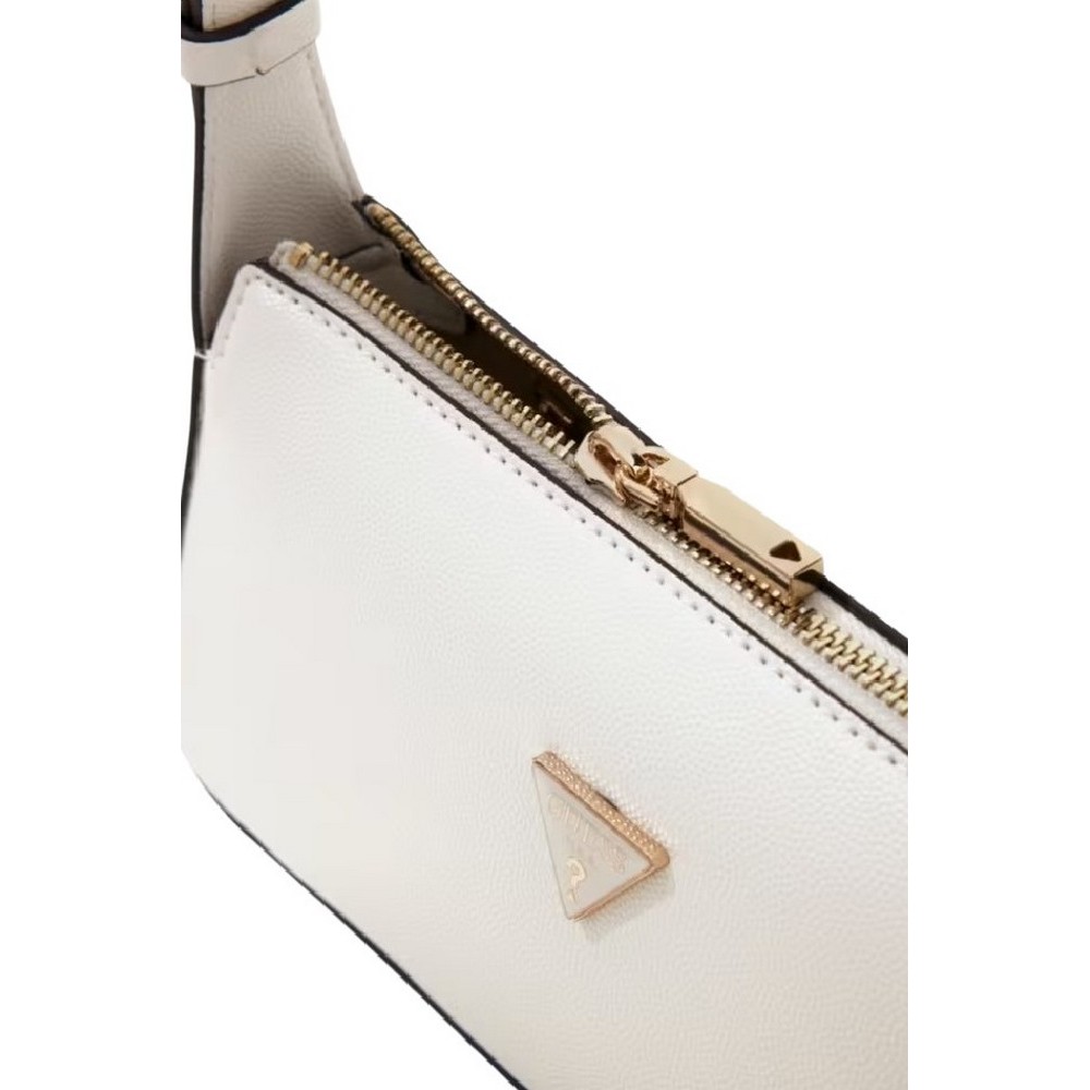GUESS ISOBEL MINI SHOULDER BAG ΤΣΑΝΤΑ ΓΥΝΑΙΚΕΙΑ WHITE