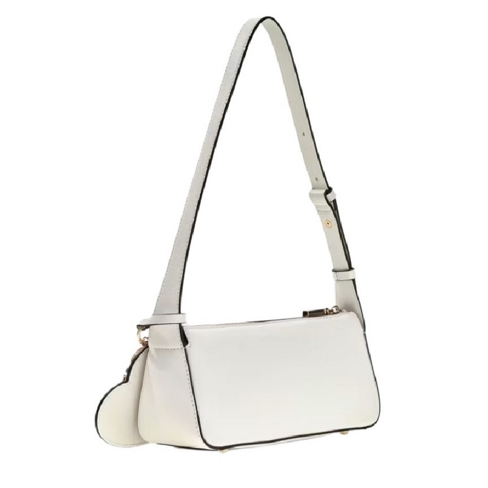 GUESS ISOBEL MINI SHOULDER BAG ΤΣΑΝΤΑ ΓΥΝΑΙΚΕΙΑ WHITE