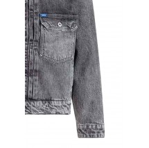 HUGO BOSS NIAL JACKET ΜΠΟΥΦΑΝ ΤΖΙΝ ΑΝΔΡΙΚΟ DENIM GREY