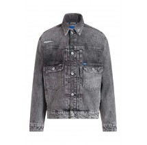 HUGO BOSS NIAL JACKET ΜΠΟΥΦΑΝ ΤΖΙΝ ΑΝΔΡΙΚΟ DENIM GREY