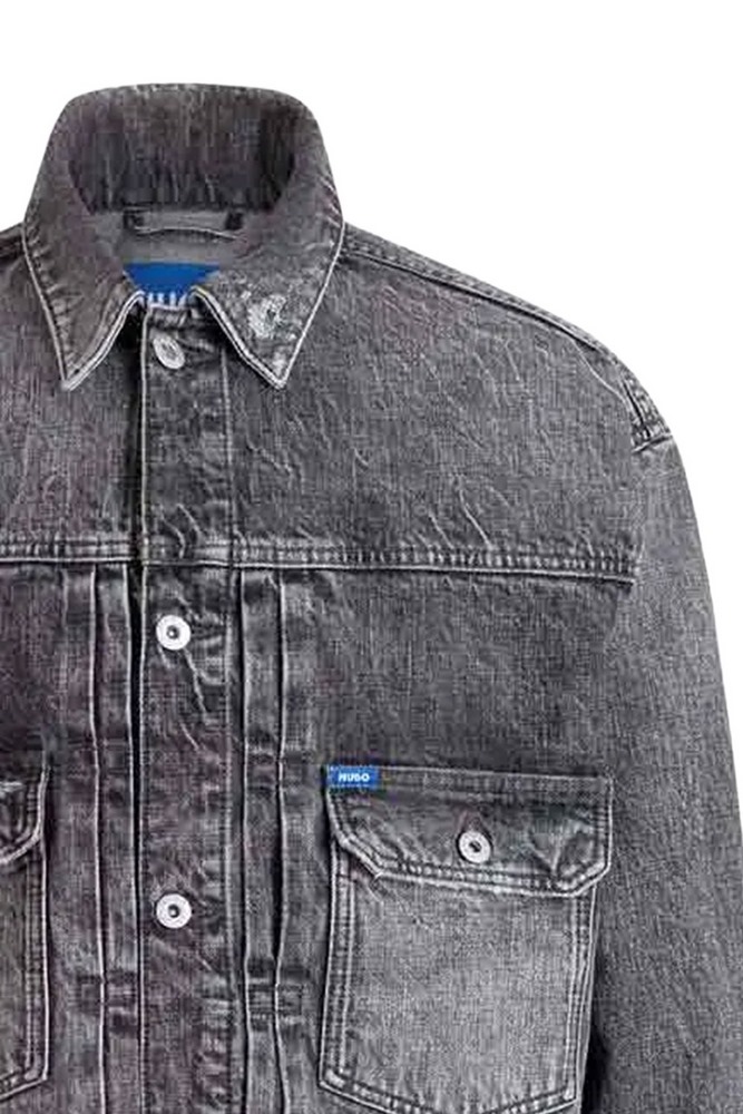 HUGO BOSS NIAL JACKET ΜΠΟΥΦΑΝ ΤΖΙΝ ΑΝΔΡΙΚΟ DENIM GREY