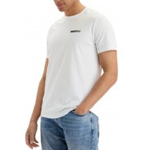 CALVIN KLEIN 30s EU SPW SPLIT STNDRD GRAPH T-SHIRT ΜΠΛΟΥΖΑ ΑΝΔΡΙΚΗ BRIGHT WHITE