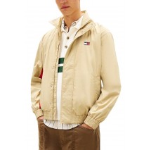 TOMMY JEANS HERITAGE FLAG JACKET EXT ΜΠΟΥΦΑΝ ΑΝΔΡΙΚΟ BEIGE