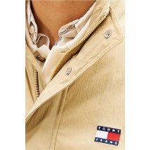 TOMMY JEANS HERITAGE FLAG JACKET EXT ΜΠΟΥΦΑΝ ΑΝΔΡΙΚΟ BEIGE