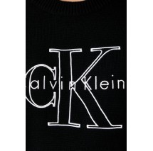 CALVIN KLEIN JEANS LOGO OUTLINE TOP ΜΠΛΟΥΖΑ ΠΛΕΚΤΗ ΓΥΝΑΙΚΕΙΑ BLACK
