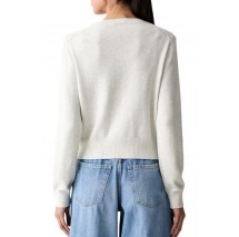 CALVIN KLEIN JEANS LOGO OUTLINE TOP ΜΠΛΟΥΖΑ ΠΛΕΚΤΗ ΓΥΝΑΙΚΕΙΑ GREY