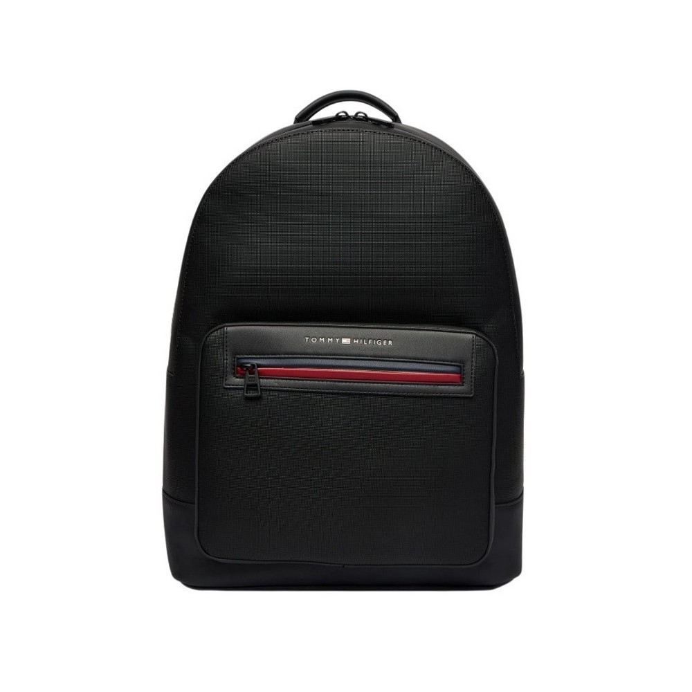 TOMMY HILFIGER FOUNDATION BACKPACK ΤΣΑΝΤΑ ΑΝΔΡΙΚΗ BLACK