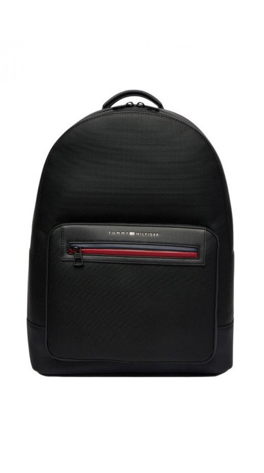 TOMMY HILFIGER FOUNDATION BACKPACK ΤΣΑΝΤΑ ΑΝΔΡΙΚΗ BLACK