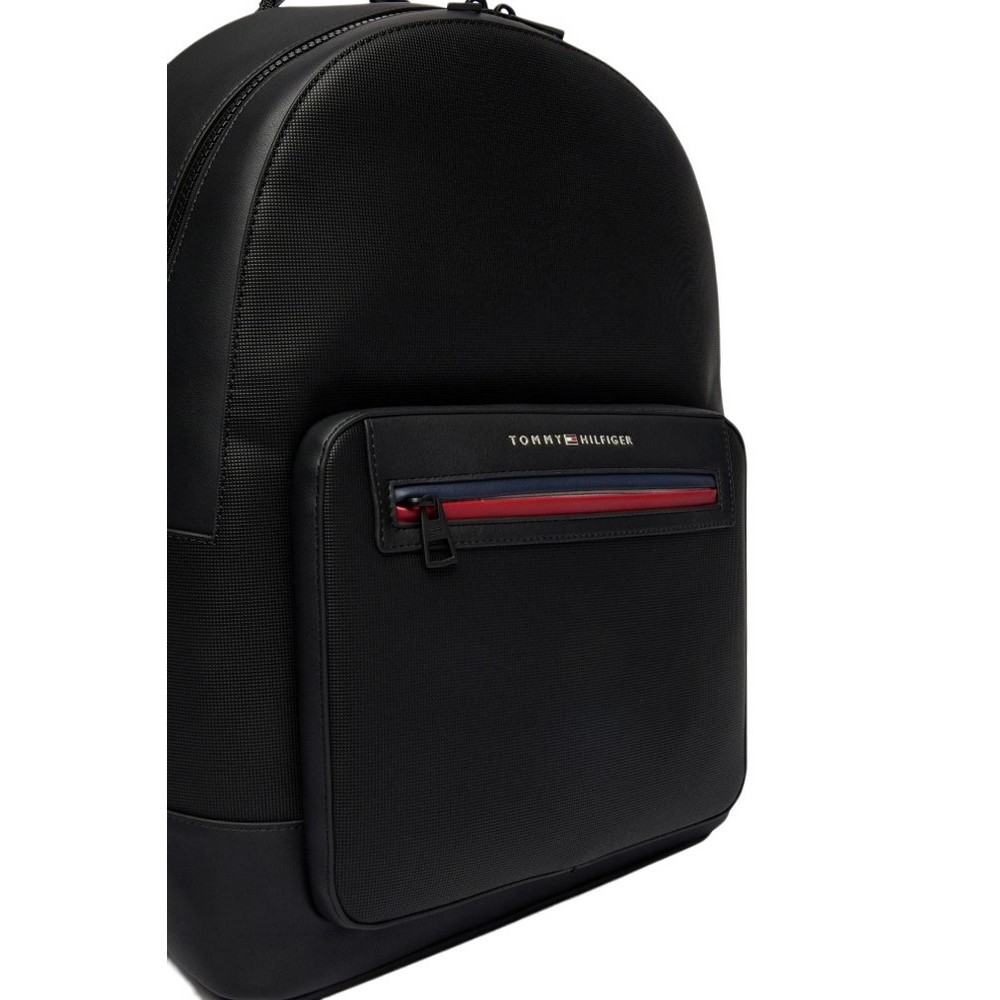 TOMMY HILFIGER FOUNDATION BACKPACK ΤΣΑΝΤΑ ΑΝΔΡΙΚΗ BLACK