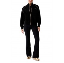GUESS GEORGIA HIGH NECK FULL ZIP ΖΑΚΕΤΑ ΦΟΥΤΕΡ ΓΥΝΑΙΚΕΙΑ BLACK