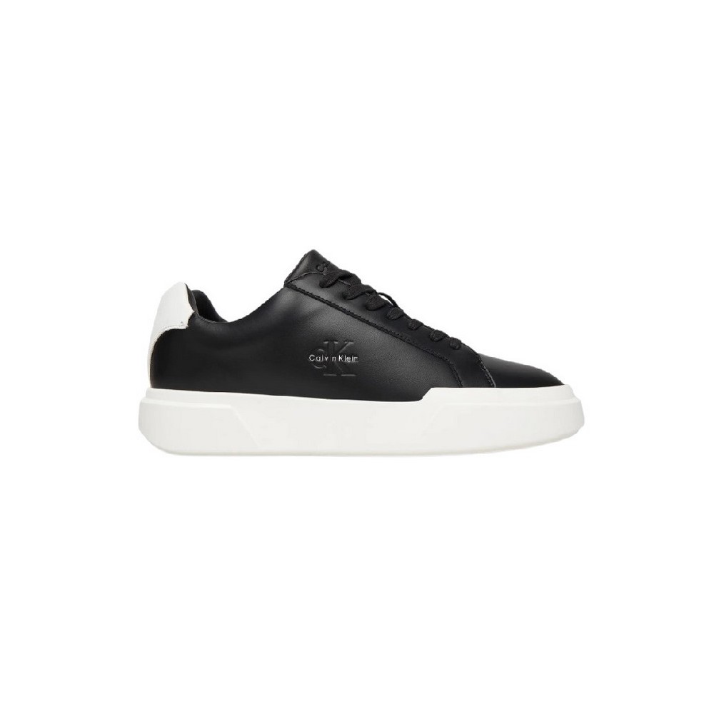 CALVIN KLEIN JEANS CHUNKY CUPSOLE LACEUP LTH ΠΑΠΟΥΤΣΙ ΑΝΔΡΙΚΟ BLACK/WHITE