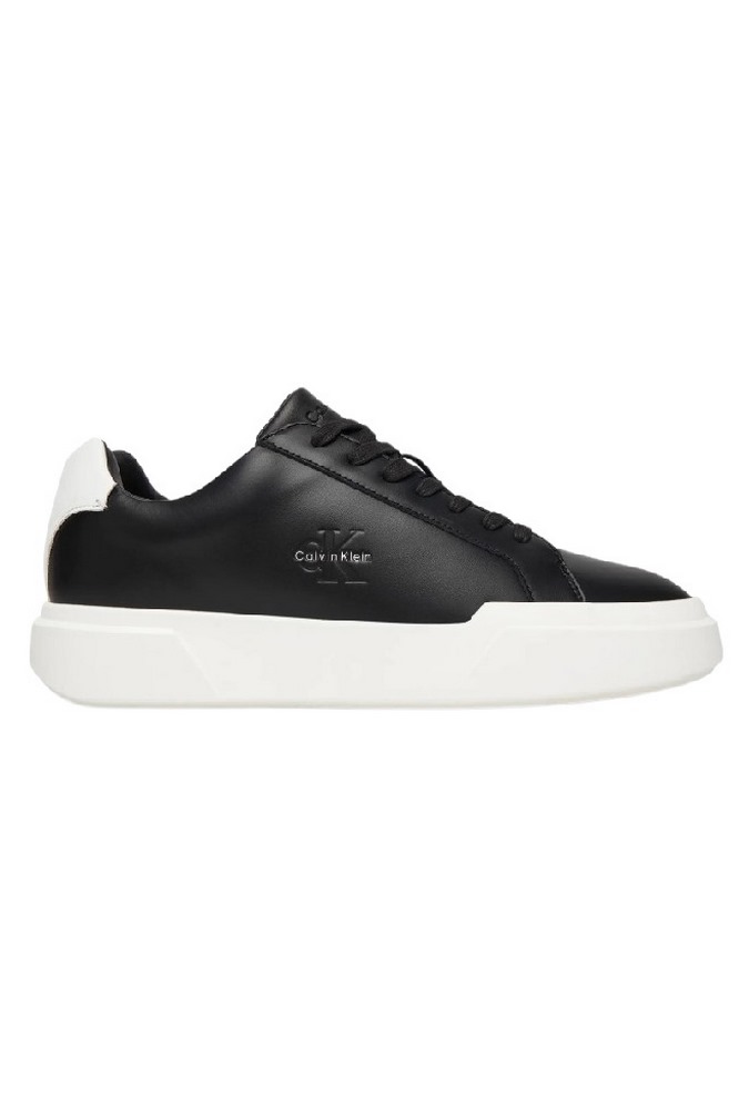 CALVIN KLEIN JEANS CHUNKY CUPSOLE LACEUP LTH ΠΑΠΟΥΤΣΙ ΑΝΔΡΙΚΟ BLACK/WHITE