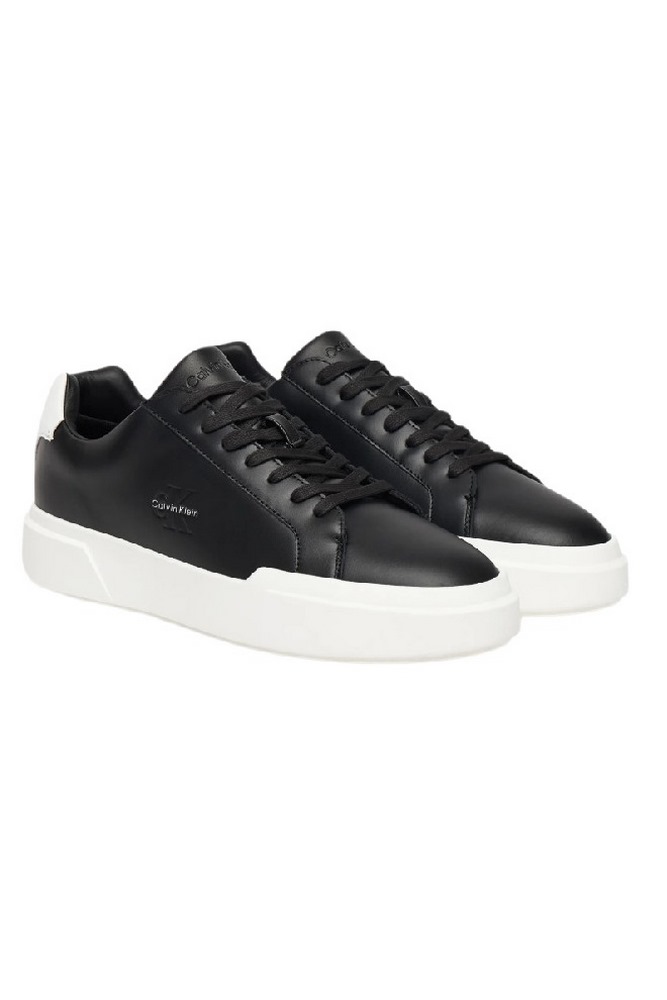 CALVIN KLEIN JEANS CHUNKY CUPSOLE LACEUP LTH ΠΑΠΟΥΤΣΙ ΑΝΔΡΙΚΟ BLACK/WHITE