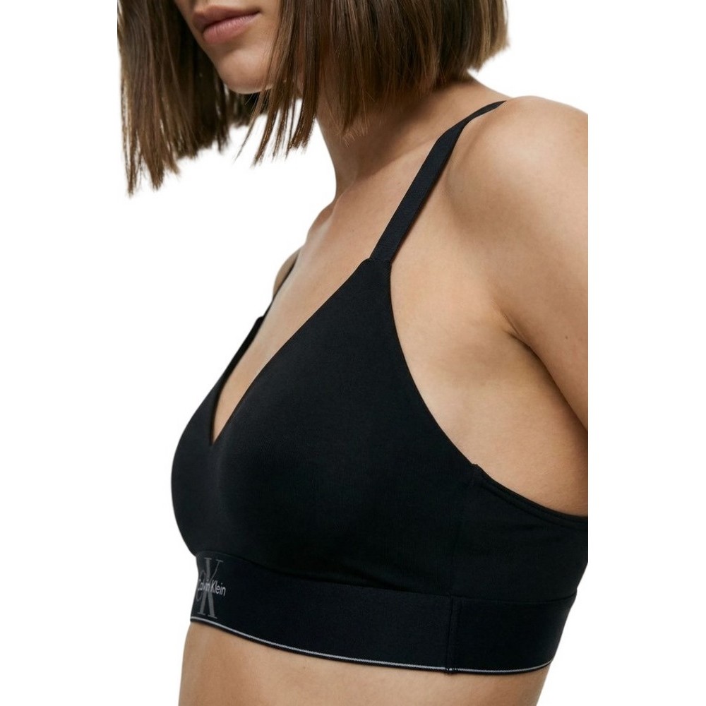 CALVIN KLEIN LIGHTLY LINED BRALETTE ΕΣΩΡΟΥΧΟ ΓΥΝΑΙΚΕΙΟ BLACK