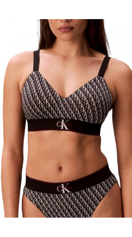 CALVIN KLEIN LIGHTLY LINED BRALETTE ΕΣΩΡΟΥΧΟ ΓΥΝΑΙΚΕΙΟ CK BLACK