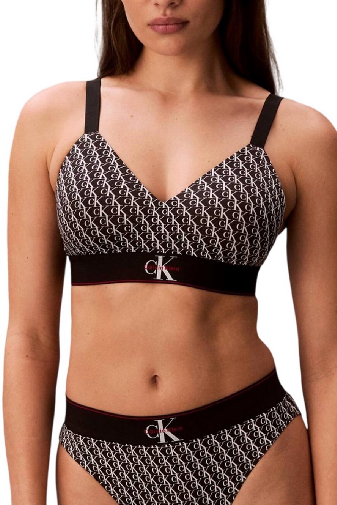 CALVIN KLEIN LIGHTLY LINED BRALETTE ΕΣΩΡΟΥΧΟ ΓΥΝΑΙΚΕΙΟ CK BLACK