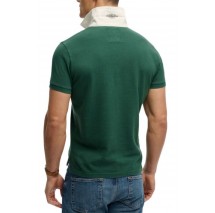 SUPERDRY D1 OVIN VINTAGE PIQUE RUGBY POLO T-SHIRT ΜΠΛΟΥΖΑ ΑΝΔΡΙΚΗ GREEN