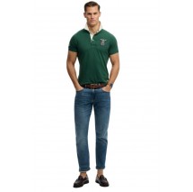 SUPERDRY D1 OVIN VINTAGE PIQUE RUGBY POLO T-SHIRT ΜΠΛΟΥΖΑ ΑΝΔΡΙΚΗ GREEN